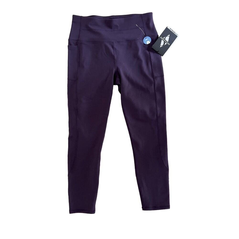 Skechers Women's GoFlex GoWalk High Waisted 7/8 Legging Purple Medium